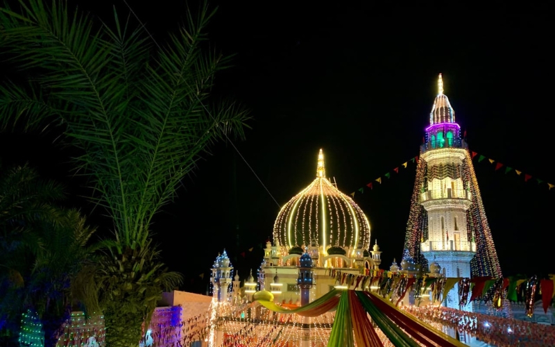 Inside the shrine complex