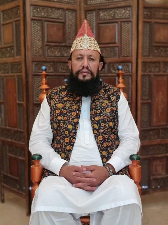 Portrait of Syed Ishfaq Mohy Uddin Shah